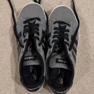 Adidas Men's Black and Gray Sneakers